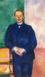 Dr. Max Linde con traje de marinero
